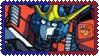 optimus wearing a crown going WHAT with big bug eyes